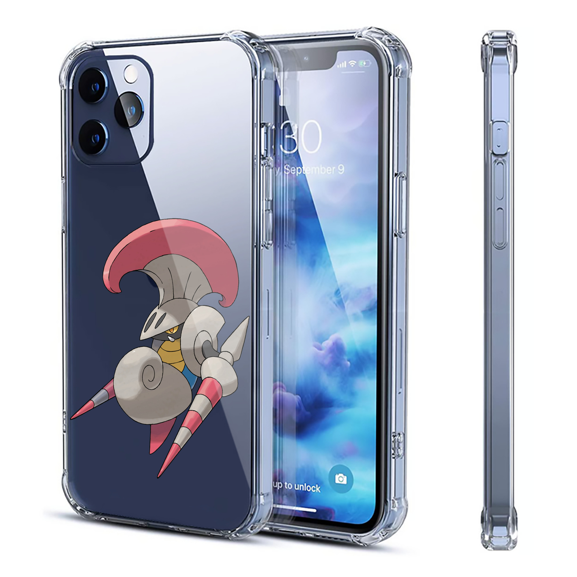 （画像用） ポケットモンスター Pokémon 【iPhone 12シリーズ対応】透明スマホケース（クリアソフトケース）